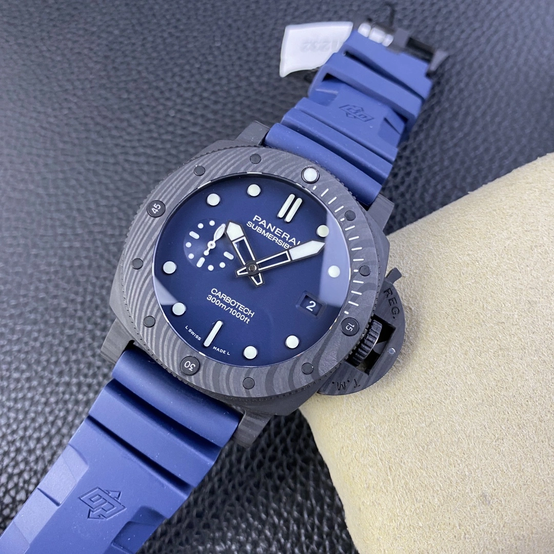CBD Factory Panerai Submersible Carbotech 44mm Blue Dial (PAM01232) 1:1 Super Clone – DDP.9000 Movement Soft 387